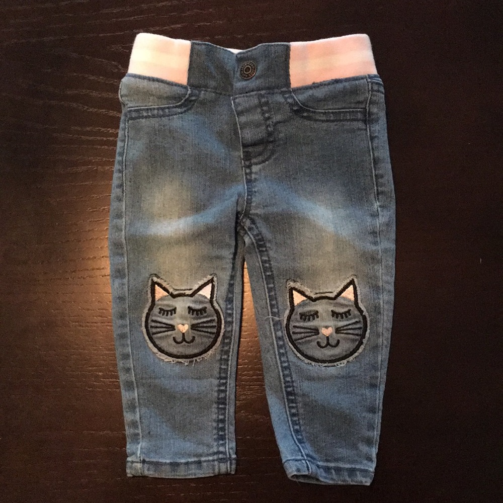Baby girl skinny denim, 12mos